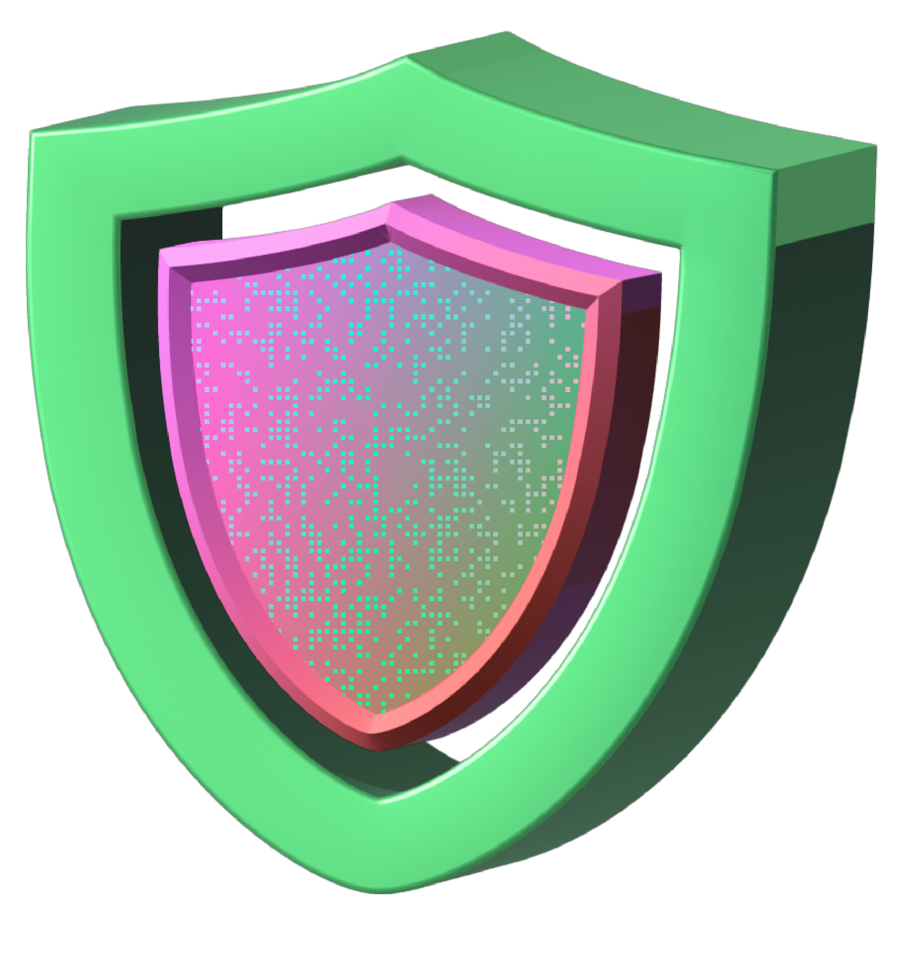 3D shield icon