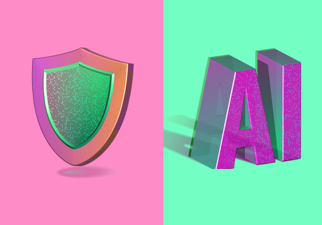 3D composition — heart and human touch