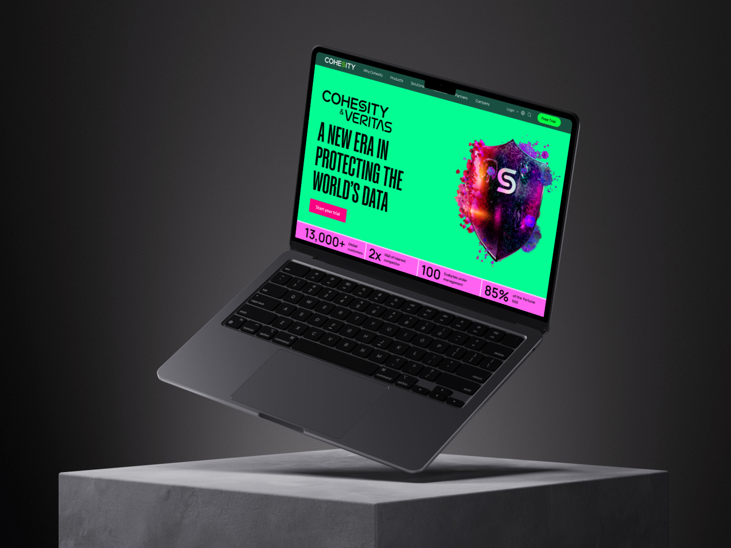 Cohesity Website Redesign 2025