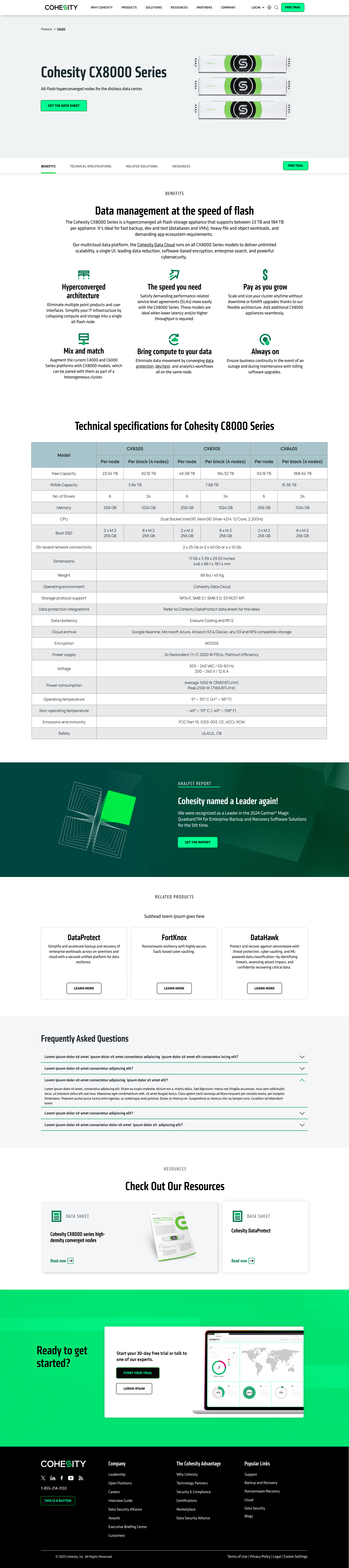 Cohesity CX8000 Series