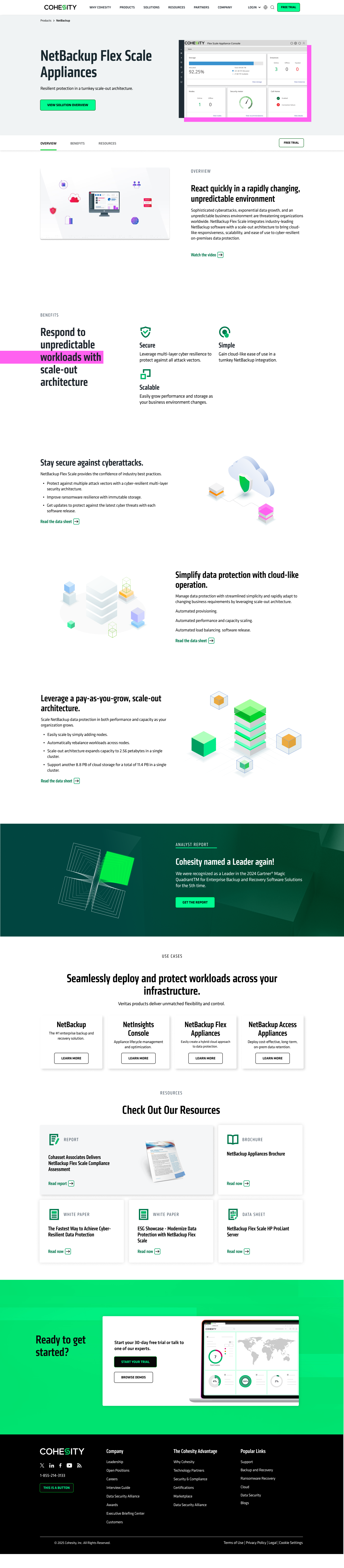 NetBackup Flex Scale Appliances -P2