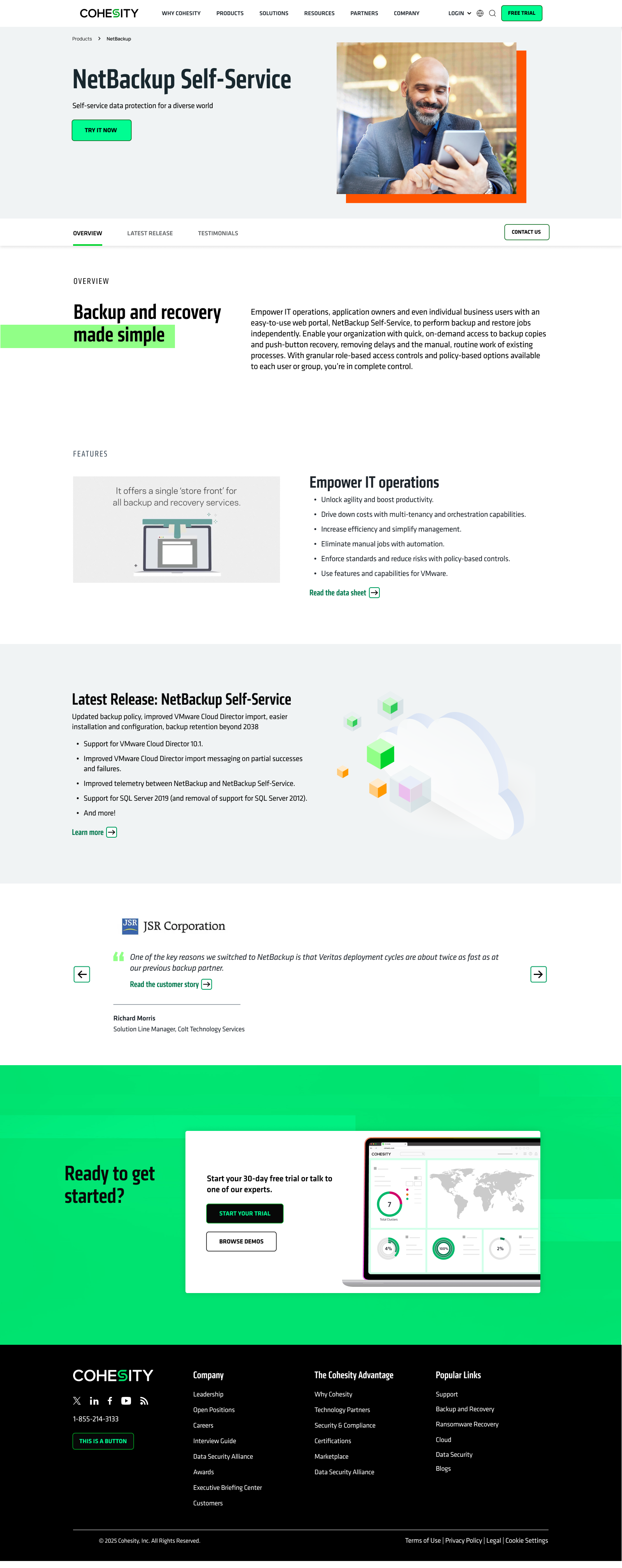 NetBackup Self-Service-P2